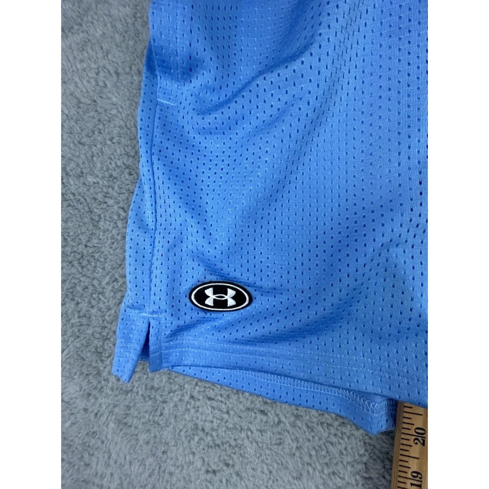 Under Armour UA Loose Fit Icon Mesh Shorts Mens Size Large Light Blue 1383355 - Picture 2 of 7